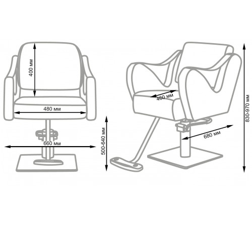 Парикмахерское кресло МД-365