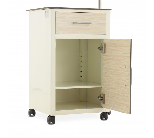 Тумба прикроватная с поворотной столешницей из HPL пластика ПТ-001