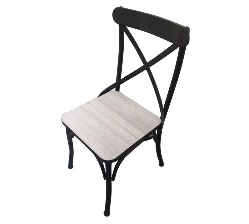 Комплект 2 в 1 «Superior» — аэрохоккей обеденный 7 ф + 4 стула «Pride» (221 x 120 x 82 см, мореный дуб, стулья беленый дуб, столешница, аксессуары)