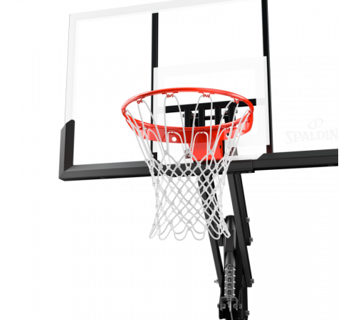 Баскетбольная стационарная стойка, акрил Spalding 54 " Gold In-Ground Арт. 881365CN