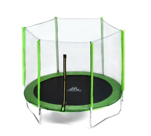 Батут DFC Trampoline Fitness с сеткой 12ft