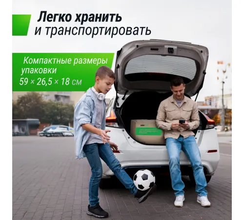 Ворота для мини-футбола UNIX Line стальные 90x60 см, складные