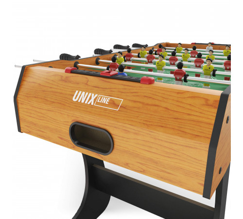 Игровой стол складной UNIX Line Футбол - Кикер (122х61 cм) Wood