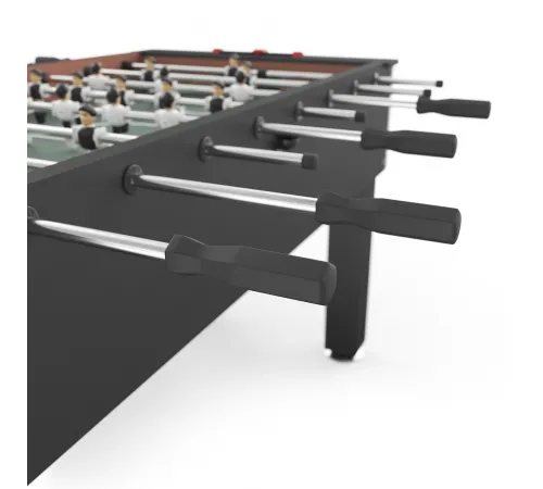 Игровой стол UNIX Line Футбол - Кикер (140х74 cм) Black