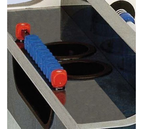 Игровой стол - футбол "Garlando Olympic Outdoor" (137x76x90.5см, синий, жетоноприемник) всепогодный, с защитным корпусом