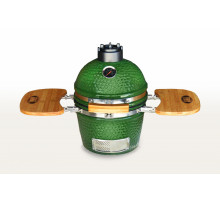 Керамический гриль-барбекю 12 дюймов (зеленый) (31см)