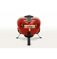 Портативный керамический гриль TRAVELLER 12 дюймов (красный) (30,5 см)