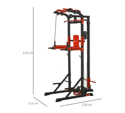 Турник-брусья, тяга сверху DFC HOMEGYM HOMCOM