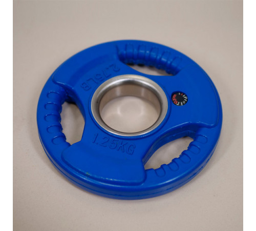 Диск треххватовый цветной1,25 кг, 51 мм