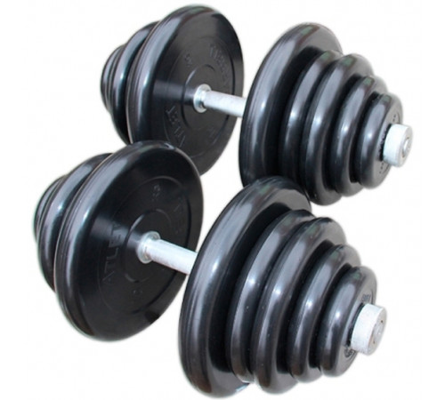 Гантели разборные обрезиненные (пара)  по 55 кг