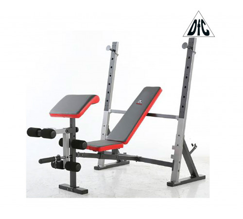 Скамья со стойками под штангу DFC D1066