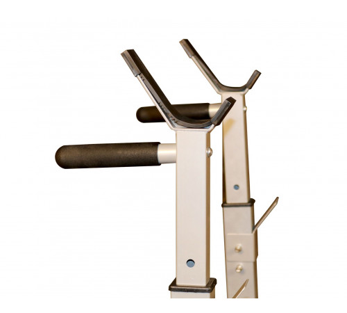 Скамья со стойками под штангу DFC складная DKF01