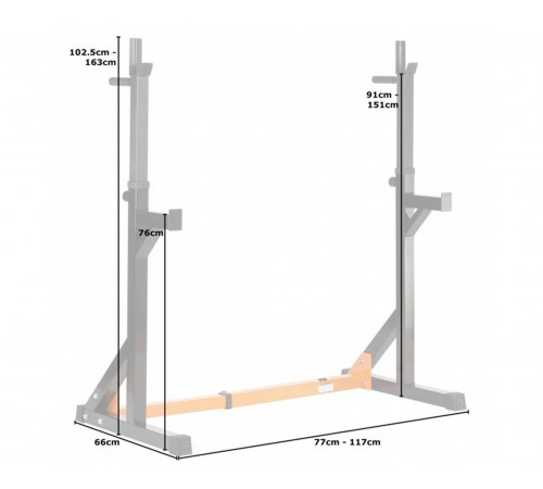 Стойка под штангу DFC DSST11