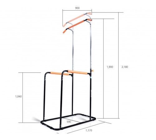 Стойка для подтягиваний и отжиманий DFC Power Tower G006