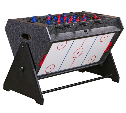 Стол-трансформер «Vortex 3-in-1» (3 игры: аэрохоккей, футбол, бильярд, 127 х 78.7 х 86.4 см, серый)