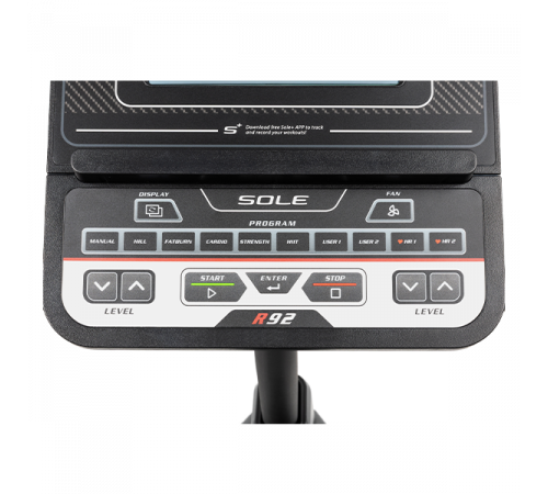 Горизонтальный велотренажер Sole R92 (2023)