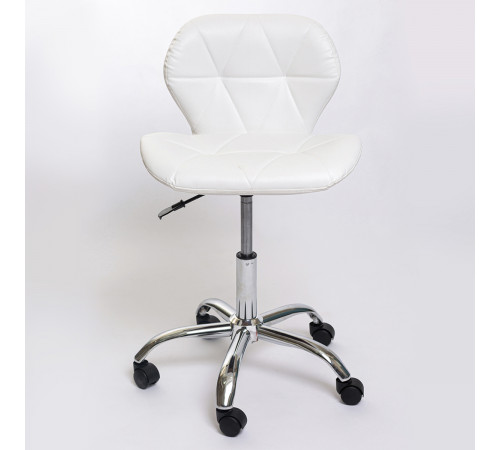 Стул ракушка хром колеса