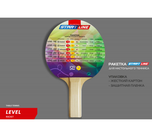 Теннисная ракетка Start line Level 100 New (прямая) 12203