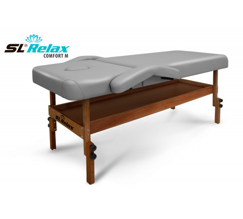 Массажный стол Relax Comfort-М серая кожа (№4)
