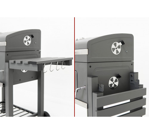 Прямоугольный угольный гриль LOCKER