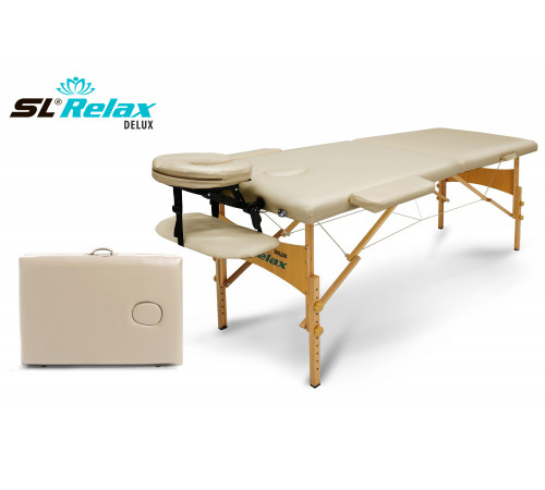 Массажный стол Delux Бежевый