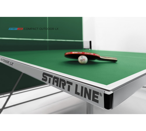 Стол теннисный Compact-2 LX Всепогодный Зелёный NEW