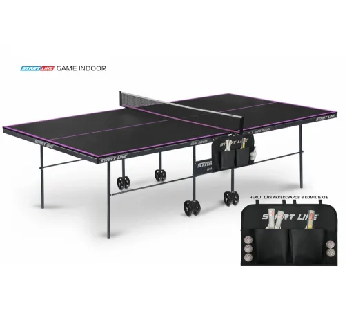 Теннисный стол Game с сеткой Black